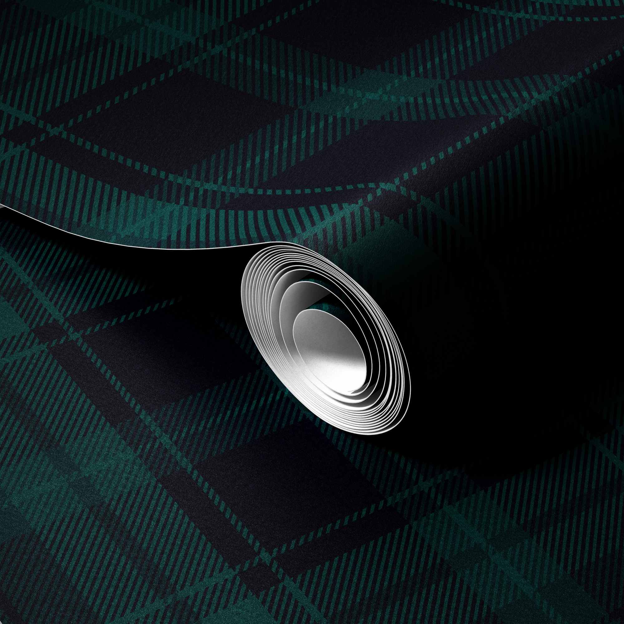 Dark Green Plaid